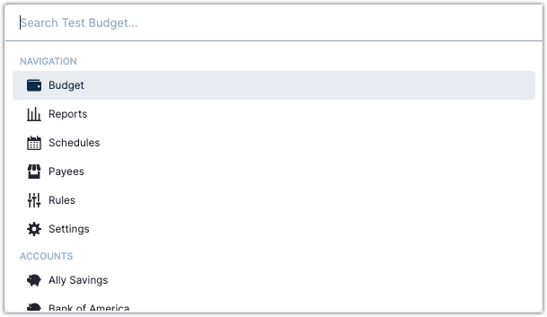 Command Palette
